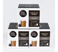 NESCAFÉ Dolce Gusto Cafe Au Lait Intenso Coffee Pods, 16 Capsules (48 Servings, Pack of 3, Total 48 Capsules)
