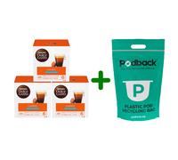 Nescafe Dolce Gusto Coffee Pods Cases of 3 boxes with Podback Recycling Bag