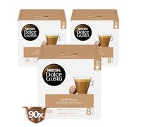Nescafe Dolce Gusto Cortado Espresso Macchiato Coffee Pods (Pack of 3, Total 90 Capsules)