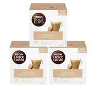 NESCAFÉ DOLCE GUSTO Cortado Espresso Macchiato Coffee Pods x16 (Pack of 3, Total 48 Pods)