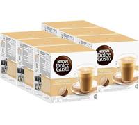 NESCAFÉ DOLCE GUSTO Cortado Espresso Macchiato Coffee Pods x16 (Pack of 6, Total 96 Pods)
