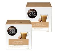 Nescafé Dolce Gusto Cortado Espresso Macchiato, Pack of 2, 2 x 16 Capsules