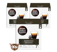 Nescafe Dolce Gusto Espresso Intenso Coffee Pods (Pack of 3, Total 90 Capsules)