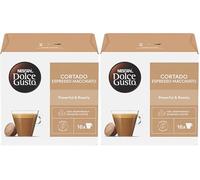 NESCAFÉ Dolce Gusto Espresso Macchiato Coffee Pods, 16 Capsules (Pack of 2)