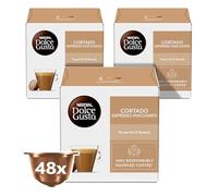 Nescafe Dolce Gusto Espresso Machiato, Cortado Coffee Capsules (48 Capsules, 48 Cups)