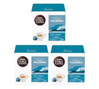NESCAFÉ DOLCE GUSTO Espresso Palermo Coffee Capsules x16 (Pack of 3, Total 48 Pods) Intense Dark Roast with Spicy Pepper & Chocolate Notes