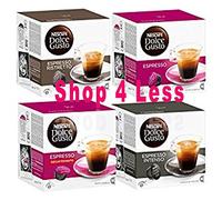 Nescafé Dolce Gusto Espresso Quartett Classic, 4 Varieties Espresso 64 Capsules