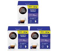 NESCAFÉ DOLCE GUSTO Espresso Ristretto Ardenza Coffee Pods x30 (Pack of 3, Total 90 Pods)