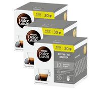 NESCAFÉ DOLCE GUSTO Espresso Ristretto Barista Coffee Pods x30 (Pack of 3, Total 90 Pods)