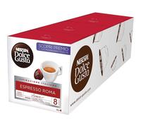 NESCAFE DOLCE GUSTO Espresso Roma Coffee Pods Pack of 3 Total 48 Servings
