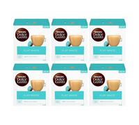 NESCAFE DOLCE GUSTO Flat White Blend Coffee Pods x16 (Pack of 6, Total 96 Pods)