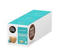 NESCAFÉ DOLCE GUSTO Flat White Coffee Pods, 16 Capsules (Pack of 3 - Total 48 Capsules, 48 Servings)