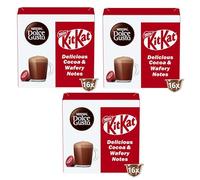 NESCAFÉ DOLCE GUSTO | KitKat | Hot Chocolate | 16 capsules | 3 Packs | 48 Cups