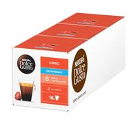 NESCAFÉ Dolce Gusto Lungo Decaffeinated, Pack of 3 (Total 48 Capsules, 48 servings)