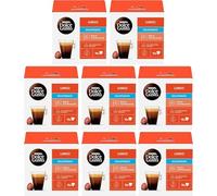 NESCAFÉ DOLCE GUSTO Lungo Decaffeinated Coffee Pods (Pack of 8, Total 128 Decaf Capsules) - Sold by Bargain Hub