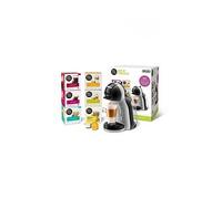 NESCAFÉ Dolce Gusto EDG155.BG Mini-Me Automatic Coffee Machine Black & Arctic Grey by De’Longhi - Starter Kit