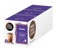 Nescafé Dolce Gusto Mocha Coffee Pods 16 Pods | Multipack of 3 | Layered coffee and chocolate drink; creamy texture with cocoa notes; 100% Arabica beans; café-style indulgent drink