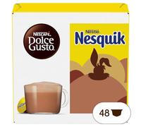 NESCAFÉ DOLCE GUSTO NESQUIK Chocolate Flavored Drink Three Packs of 16 Capsules [48 Capsules]