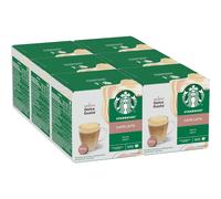 NESCAFE DOLCE GUSTO Starbucks Caffe Latte Coffee Pods x12 (Pack of 6, Total 72 Pods)