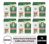 Starbucks Caffe Latte Nescafe Dolce Gusto Coffee Pods 121.2g