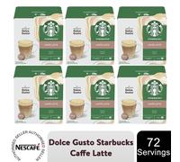 Starbucks Caffe Latte Nescafe Dolce Gusto Coffee Pods 121.2g
