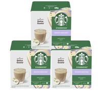 NESCAFE DOLCE GUSTO Starbucks White Mocha Coffee Pods x12 (Pack of 3, Total 36 Pods)