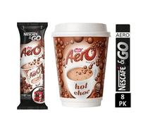 Nescafe & Go Aero Hot Chocolate Cups (Sleeve of 8) - PACK (12)