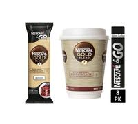 Nescafe & Go Gold Blend White Coffee Foil-sealed Cup for Machine Ref 12033813 - Pack 8