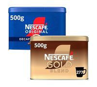NESCAFÉ Gold Blend 500g & Orignal Decaf 500g Instant Coffee Tins