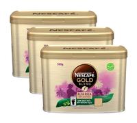 Nescafe Gold Blend Alta Rica Instant Coffee 500g Tin (Pack of 3) - Intense Dark Roast
