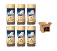 Nescafe Gold Blend Decaf Instant Coffee - Smooth Rich Aroma with Golden Roasted Arabica Beans | Premium Decaffeinated, Low Caffeine Drink | Responsibly Sourced | (Gold Blend Decaf-95g-Pack 6)