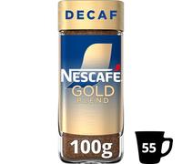 NESCAFÉ Gold Blend Decaf Premium Instant Coffee, Rich Aroma and Smooth Taste Gold Blend Decaf Coffee, 100g (Pack of 6)