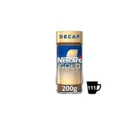 NESCAFÉ Gold Blend Decaf Premium Instant Coffee, Rich Aroma and Smooth Taste Gold Blend Decaf Coffee, 200g (Pack of 1)