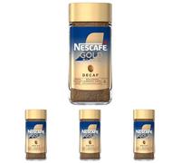 NESCAFÉ Gold Blend Decaf Premium Instant Coffee, Rich Aroma and Smooth Taste Gold Blend Decaf Coffee, 190g (Pack of 4)