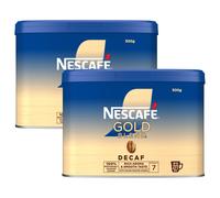 Nescafe Gold Blend Decaff Instant Coffee Granules, 2x500g