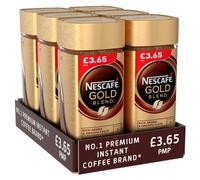 Nescafé Gold Blend Instant Coffee 95g Pack of 6 - Rich Aroma, Smooth Mountain-Grown Arabica Blend