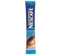 Nescafe Gold Blend Instant Coffee Granules Decaffeinated Stick Sachets Ref 5219615 [Pack 200]