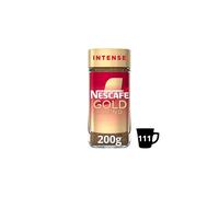 NESCAFÉ Gold Blend Intense Premium Instant Coffee Dark and Vibrant with Dark Roasted Arabica 200g Pack of 1
