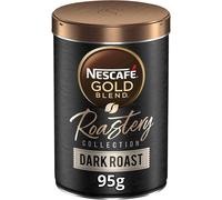 Nescafe Gold Blend Roastery Dark Roast Instant Coffee 95g (Pack of 6)