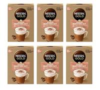 NESCAFÉ GOLD Cappuccino Unsweetened Coffee, 8 Sachets, (Pack of 6, Total 48 Sachets)