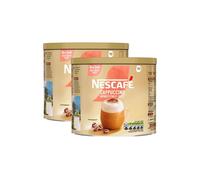 Nescafe Gold Instant Coffee Granules 1kg Unsweetened Cappuccino (Pack of 2)