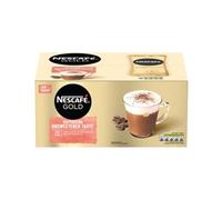 NESCAFÉ Gold Cappuccino Unsweetened Taste Instant Ground Coffee Sachets Unsweetened 14.2g Pack of 50