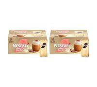 NESCAFÉ Gold Cappuccino Unsweetened Taste Instant Coffee Sachets - 50 x 14.2g (Pack of 2)