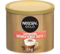 Nescafe Gold Cappuccino Unsweetened Taste Instant Coffee Tin 1 kg
