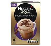 NESCAFÉ GOLD Double Choc Mocha Coffee, 8 Sachets (Pack of 6, Total 48 Sachets)