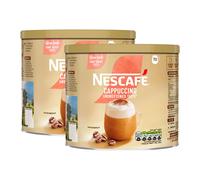 Nescafe Gold Instant Coffee Granules 1kg Unsweetened Cappuccino (Pack of 2)
