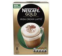 Nescafé Gold Irish Cream Latte Coffee, 8 Sachets, 22 g (Pack of 6)