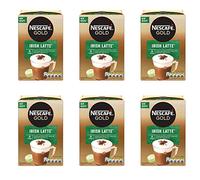 Nescafé Gold Irish Cream Latte Coffee, 8 Sachets (Pack of 6, Total 48 Sachets)