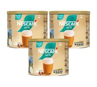 Nescafe Gold Latte Instant Coffee Granules 1kg (Pack of 3) - Creamy Frothy Drink