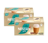 Nescafe Gold Latte Instant Coffee Sachets 40 (Pack of 2) - Creamy Frothy Drink